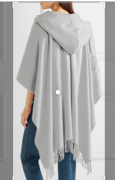 SOLD Balenciaga Cashmere Blend Hooded Poncho - Picture 3 of 7